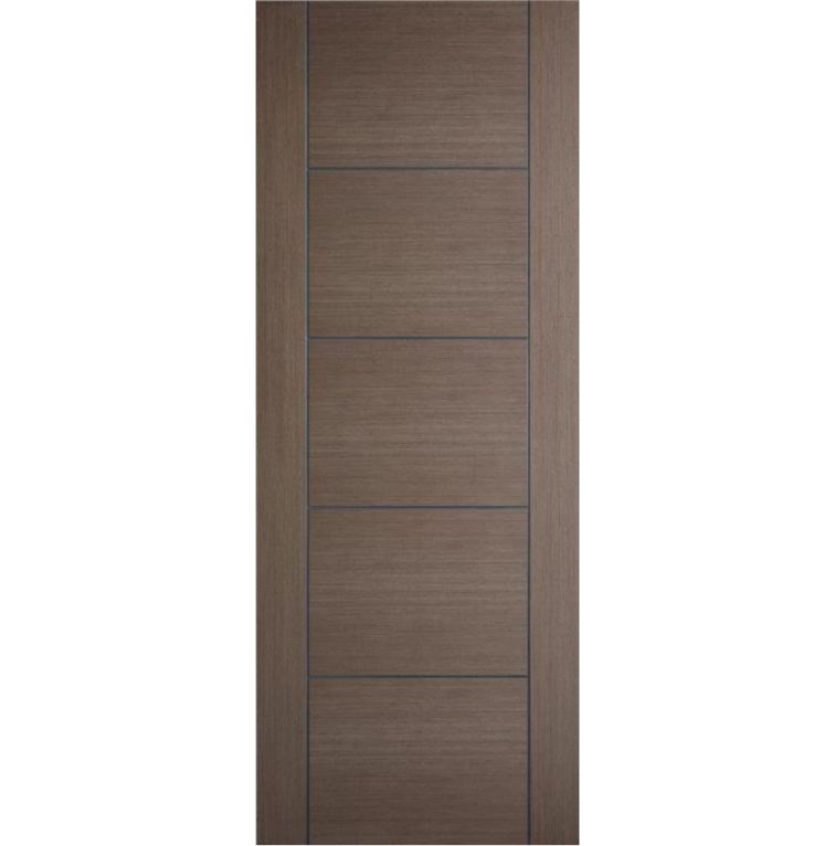 LPD Vancouver 5P Chocolate Grey Internal Door - 762 x 1981 x 44mm firedoor